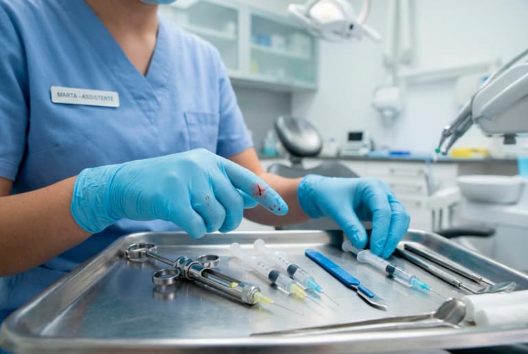 Ferite da taglio e da punta: cosa deve sapere lo studio odontoiatrico